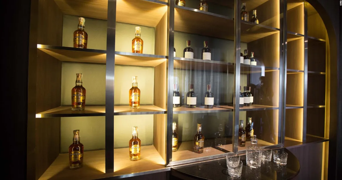 whiskey cabinet